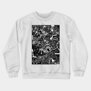 doodle illustration Crewneck Sweatshirt